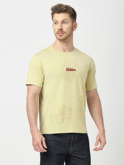 Archies Yellow T-shirt for Men