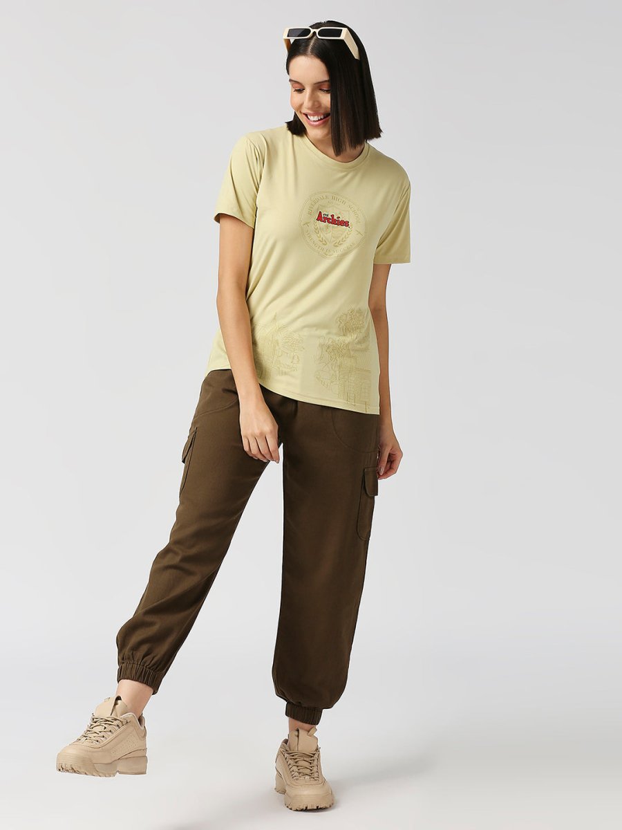 Archies Yellow T-shirt for Women