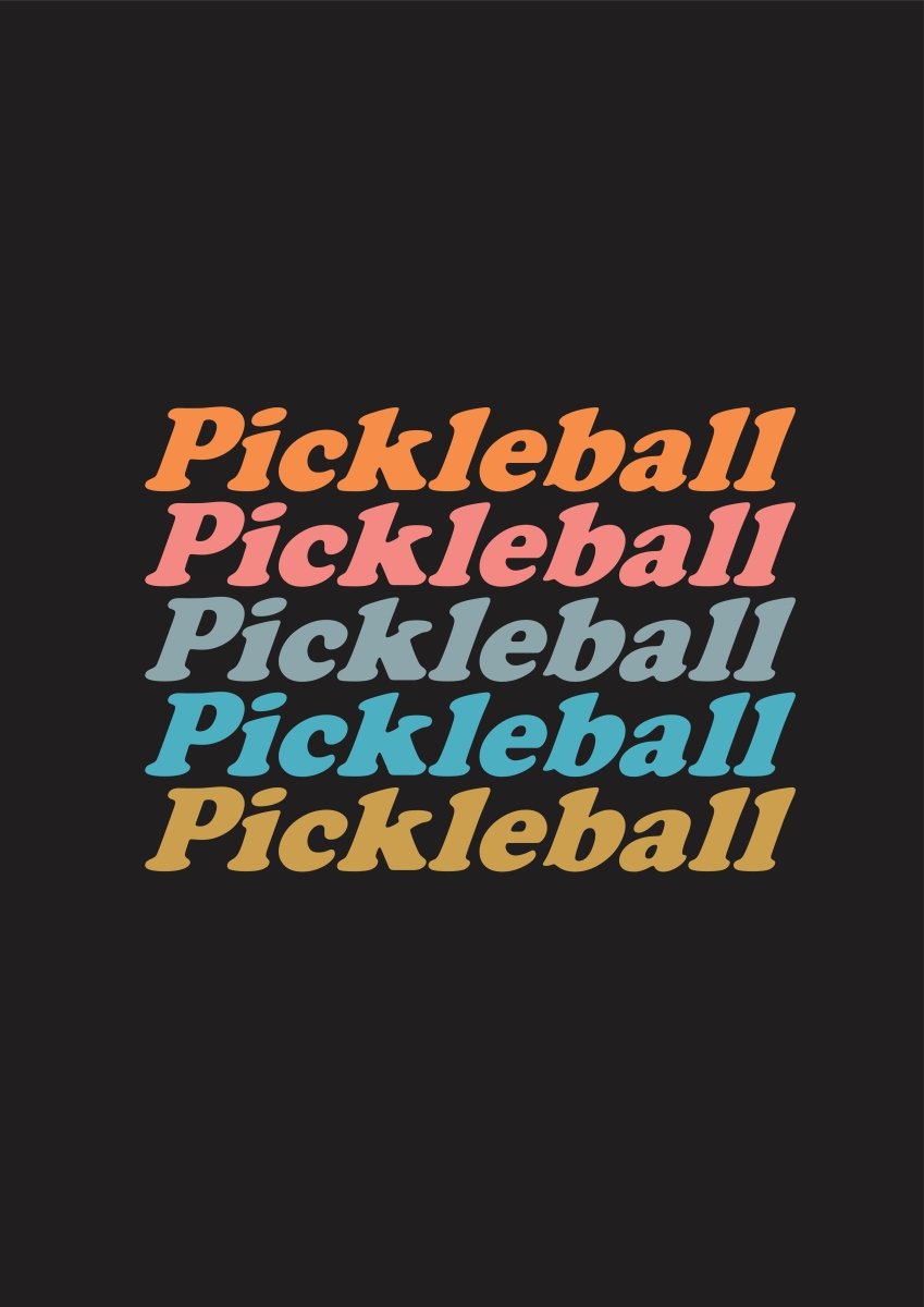 Black Dry Fit T-Shirt with “Pickleball, Pickleball, Pickleball!!” Quote