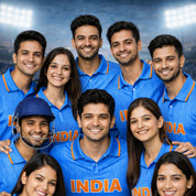 Build Your Combo | Team India Blue Jersey T-Shirt For Family & Friends