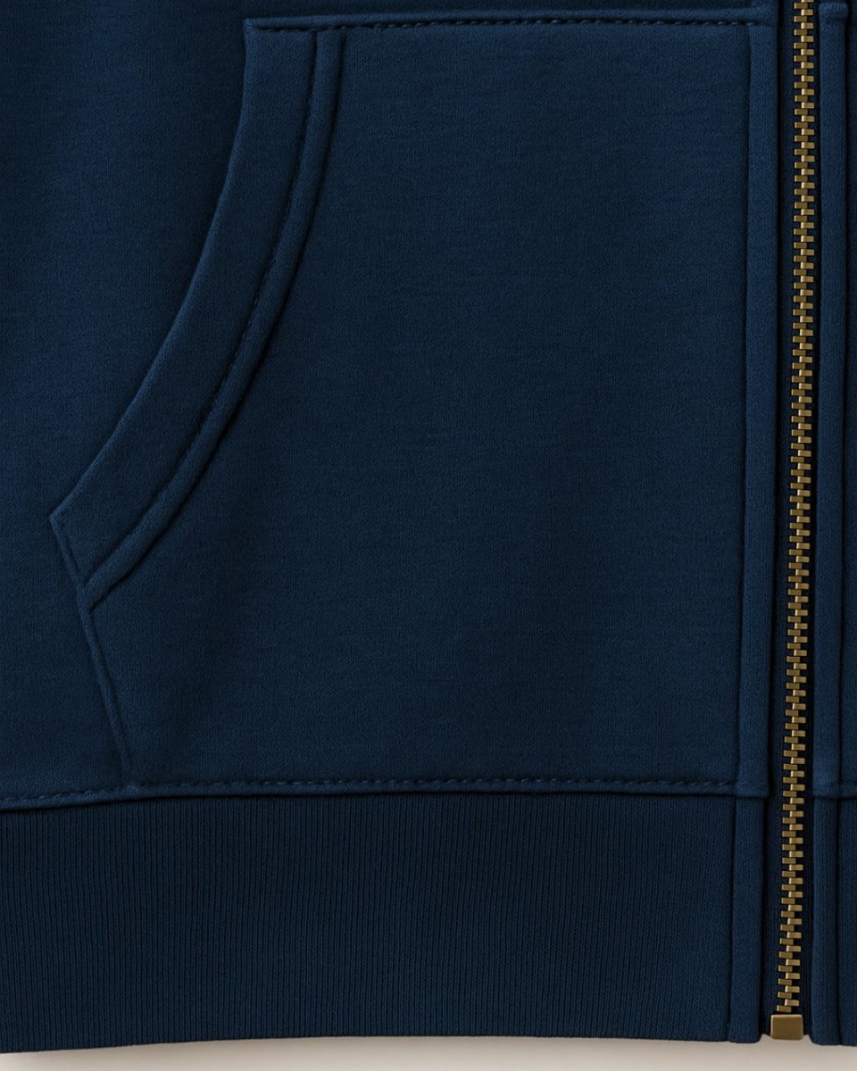 Classic Blue Winter Hoodie – Warm, Stylish & Sustainable Sweatshirt for Men & Women