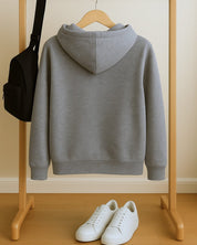 Classic Grey Winter Hoodie – Warm, Stylish & Sustainable Sweatshirt for Men & Women