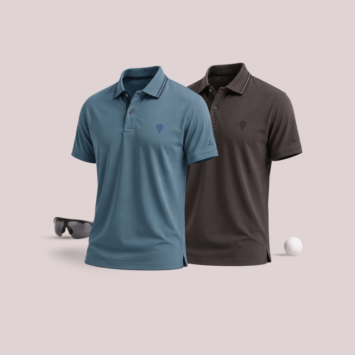 crest-polo-combo-pack-of-2-golf-polo-t-shirts-for-men-in-royal-green-grey-2764537.png