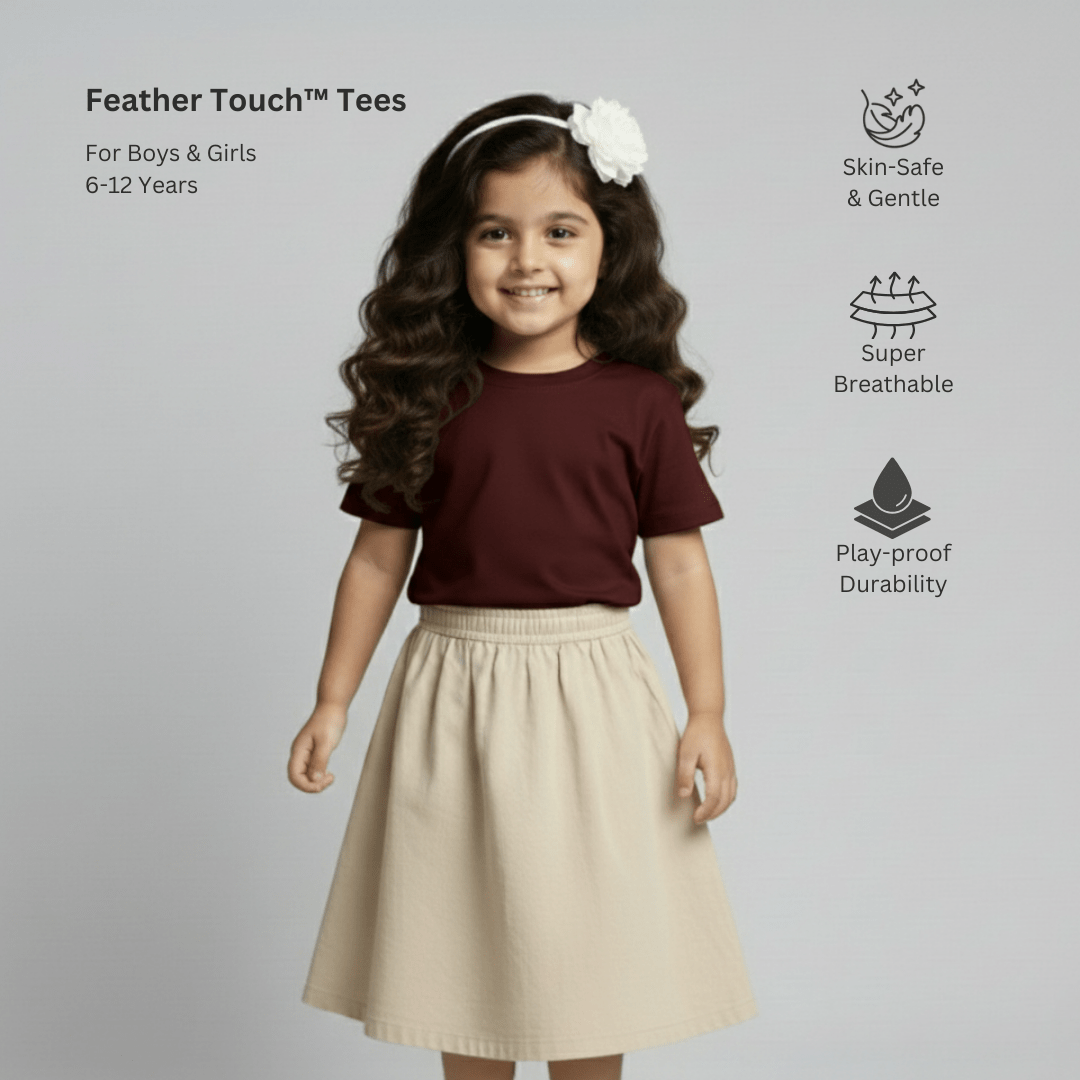 Feather Touch Round Neck T-Shirt