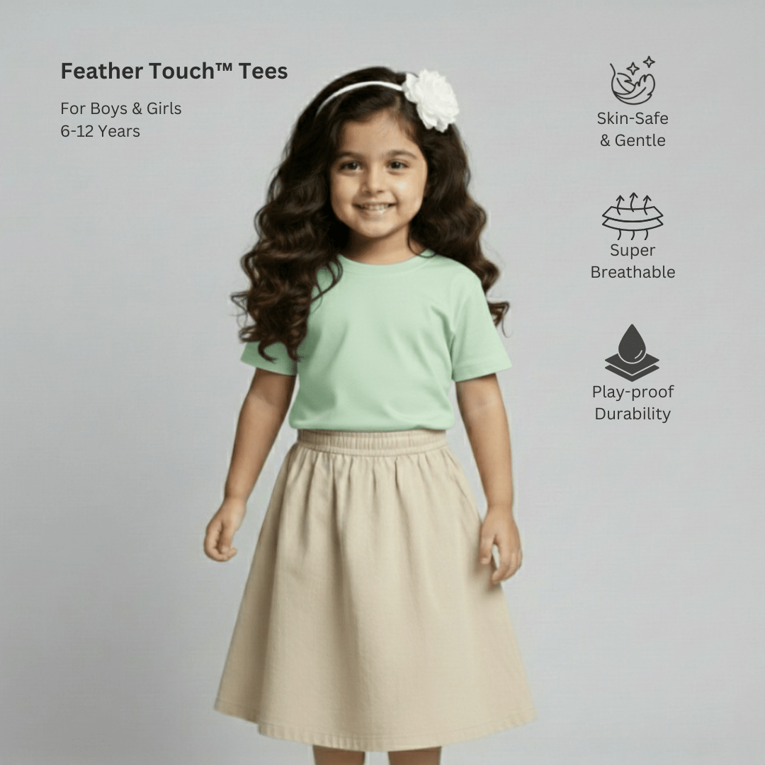 Feather Touch Round Neck T-Shirt