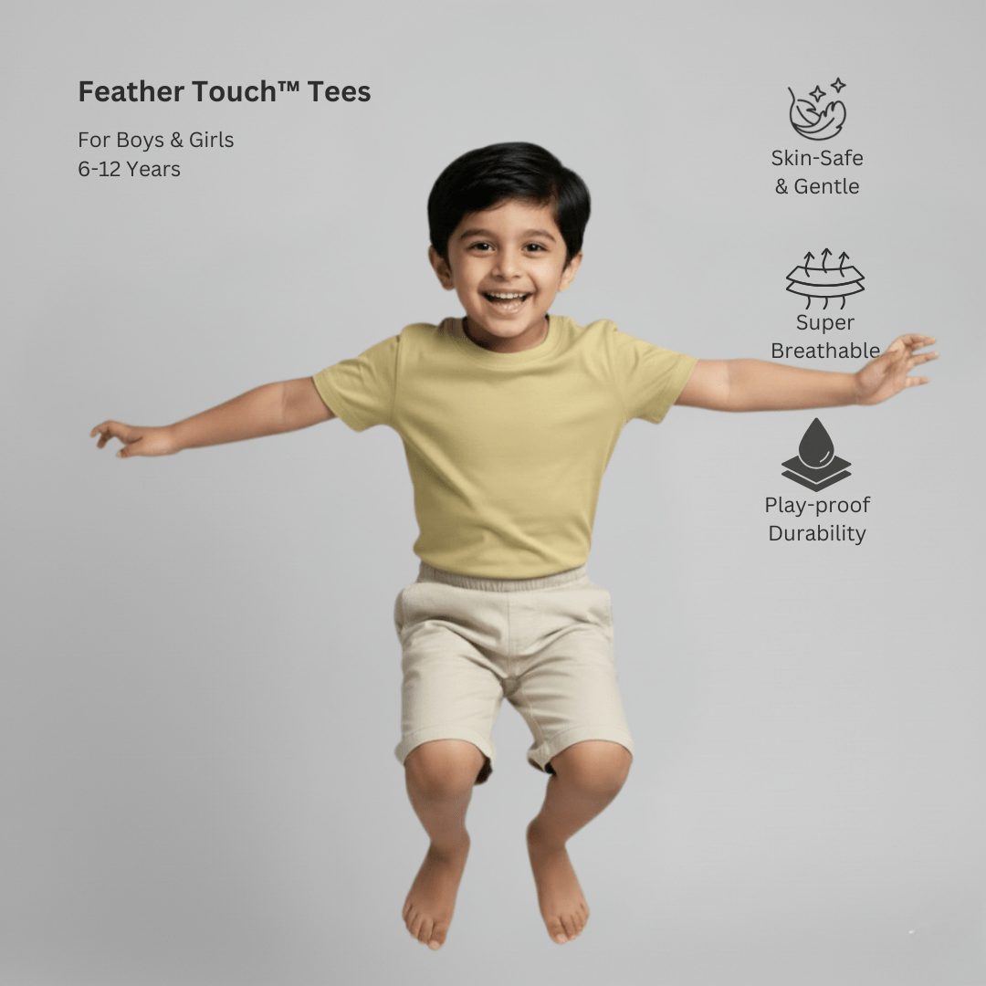 Feather Touch Round Neck T-Shirt