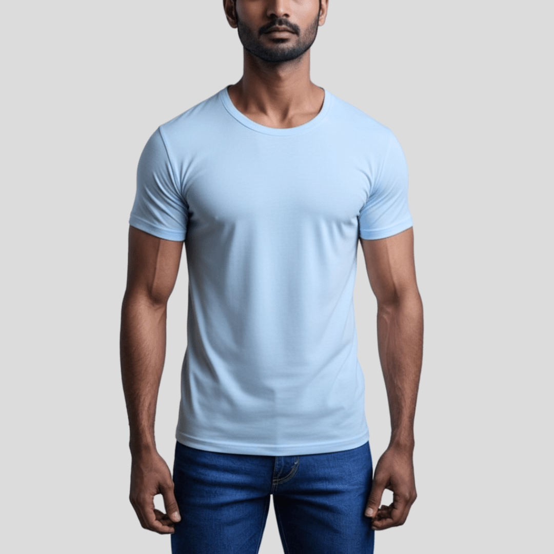 Feather Touch Round Neck T-Shirt