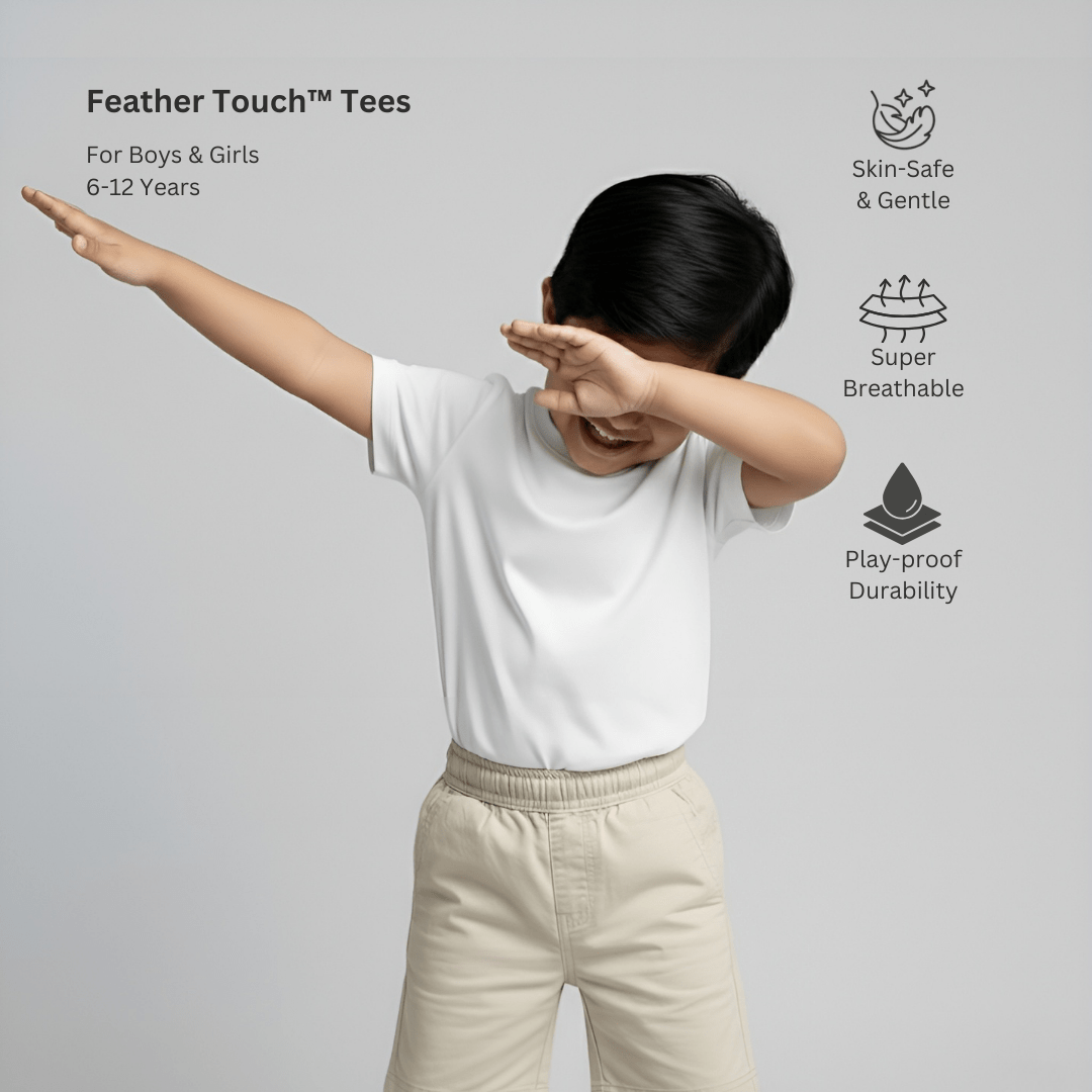 Feather Touch Round Neck T-Shirt