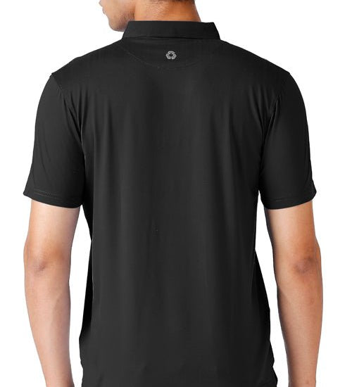 Solid Feather Touch Polo Collar T-shirt