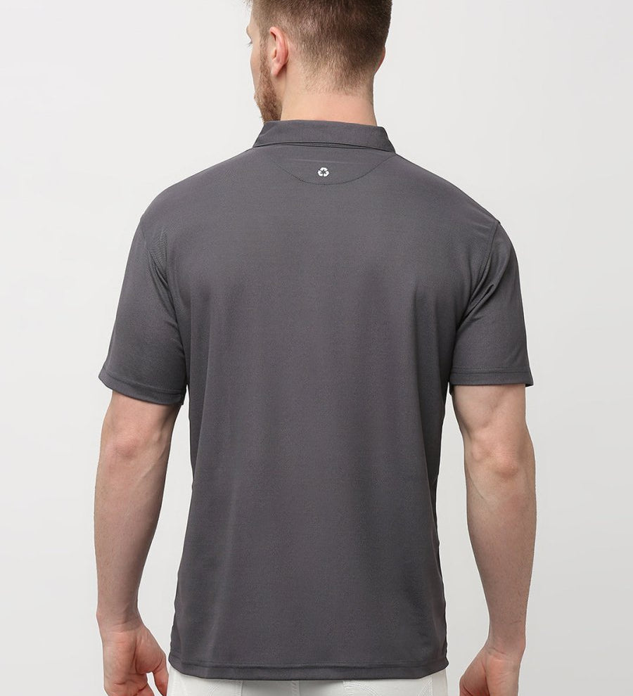 Grey Polo T-Shirt for Men
