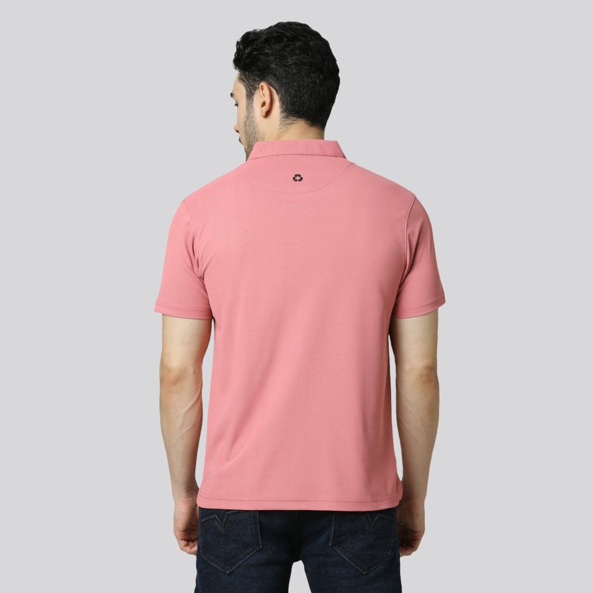 Men's Mint & Rose Matte Polo T-Shirt Combo with Pocket