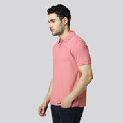 Men's Mint & Rose Matte Polo T-Shirt Combo with Pocket