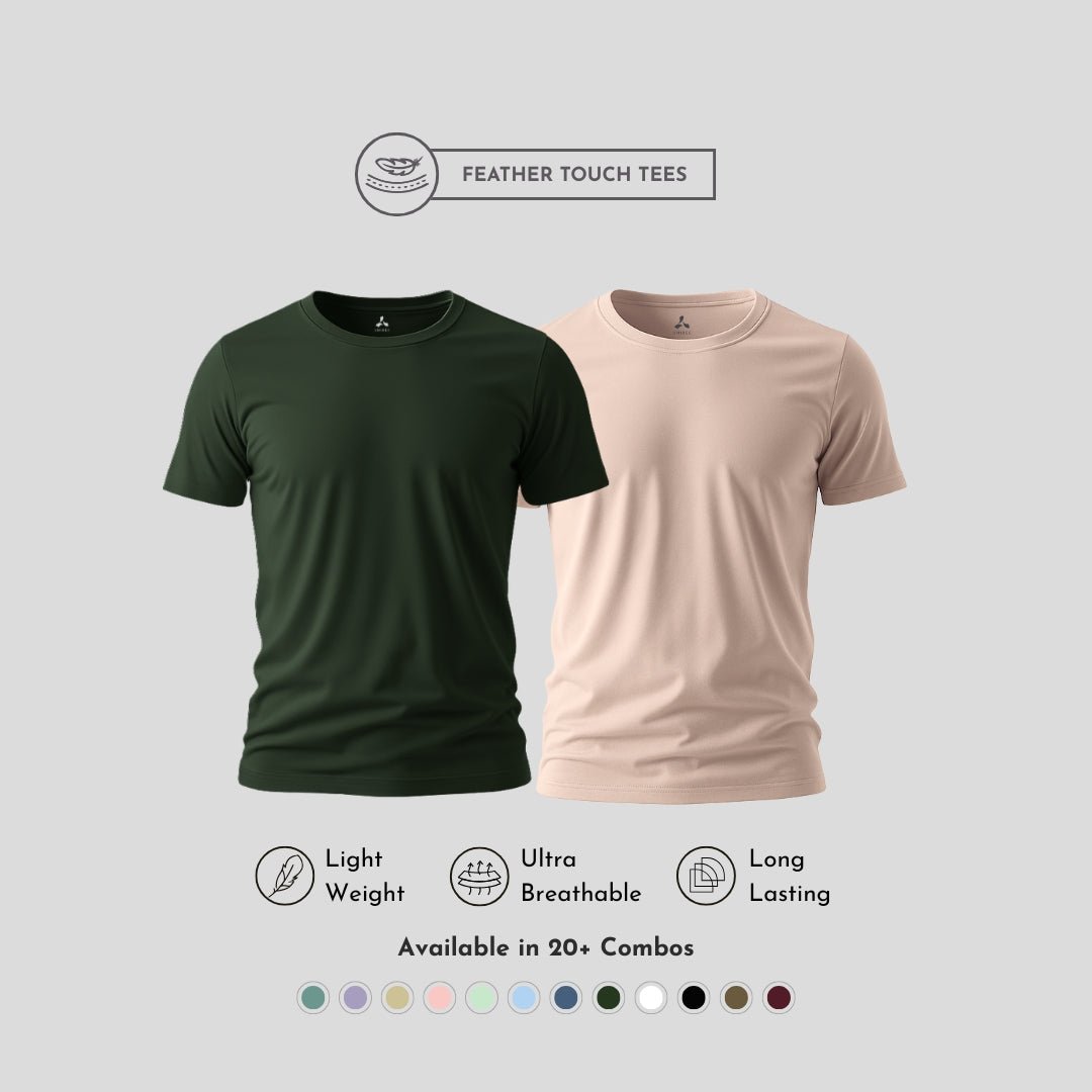 Feather Touch Round Neck T-Shirt