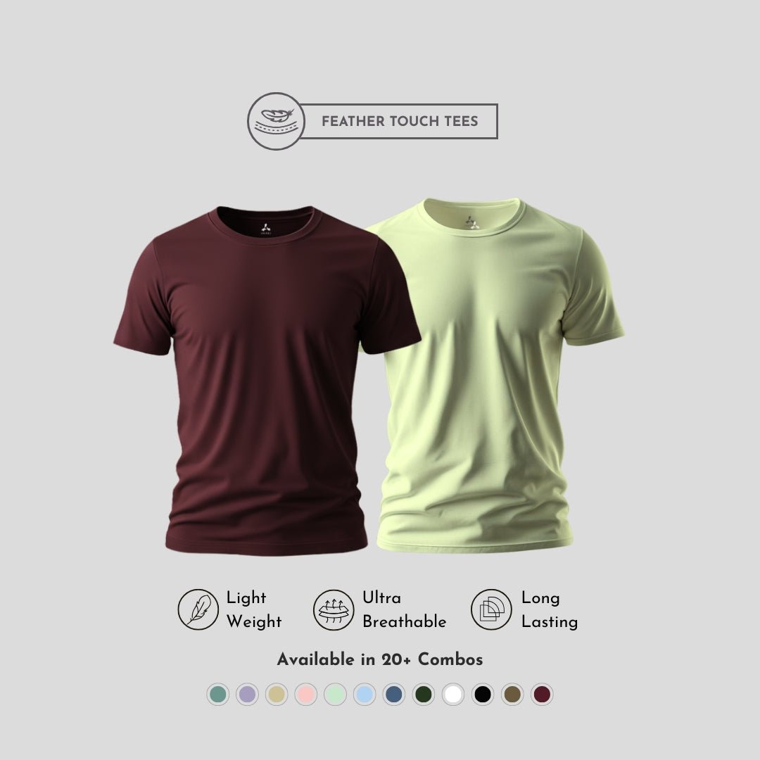Feather Touch Round Neck T-Shirt