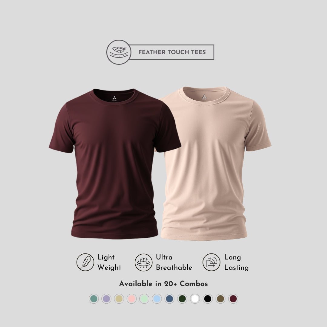 Feather Touch Round Neck T-Shirt