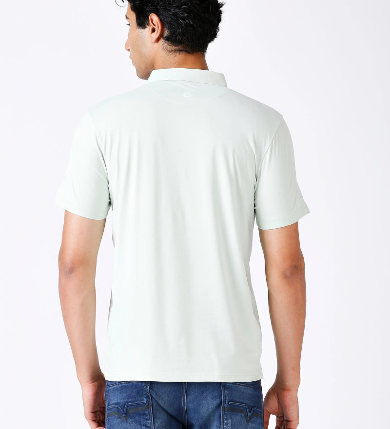 Mint Feather Touch Polo T-shirt