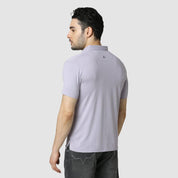 Feather Touch Purple Polo T-shirt