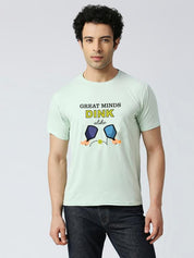 Pickle Ball- Great Minds Dink Mint T-shirt