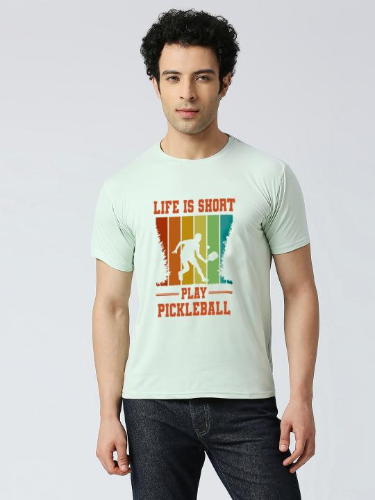 Pickleball- Life Is Short Mint Dry Fit T-shirt