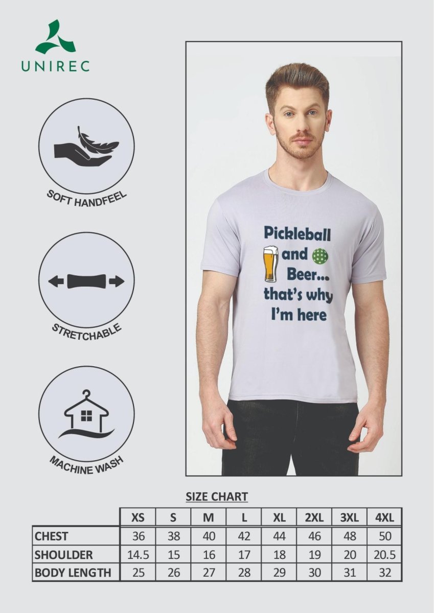 Pickle Ball- Pickle Ball & Beer T-shirt