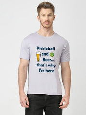 Pickle Ball- Pickle Ball & Beer T-shirt