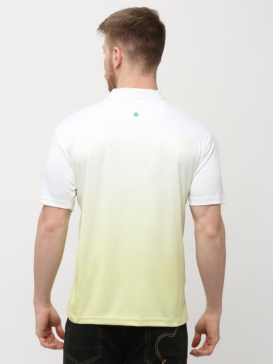 Men's Lime Ombre Polo T-shirt