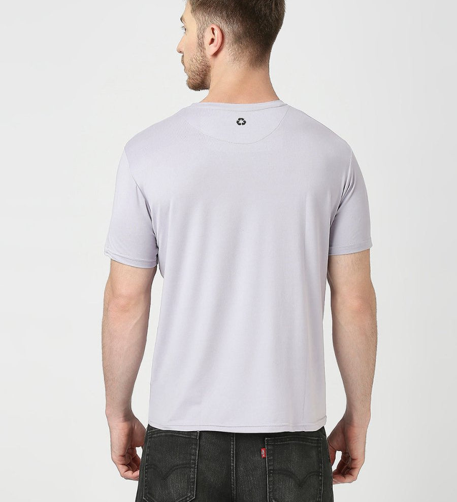 purple dry fit t-shirt with pickleball athletics