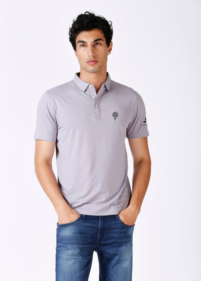 Golf Polo T Shirt Feather Touch Soft Material Purple Color