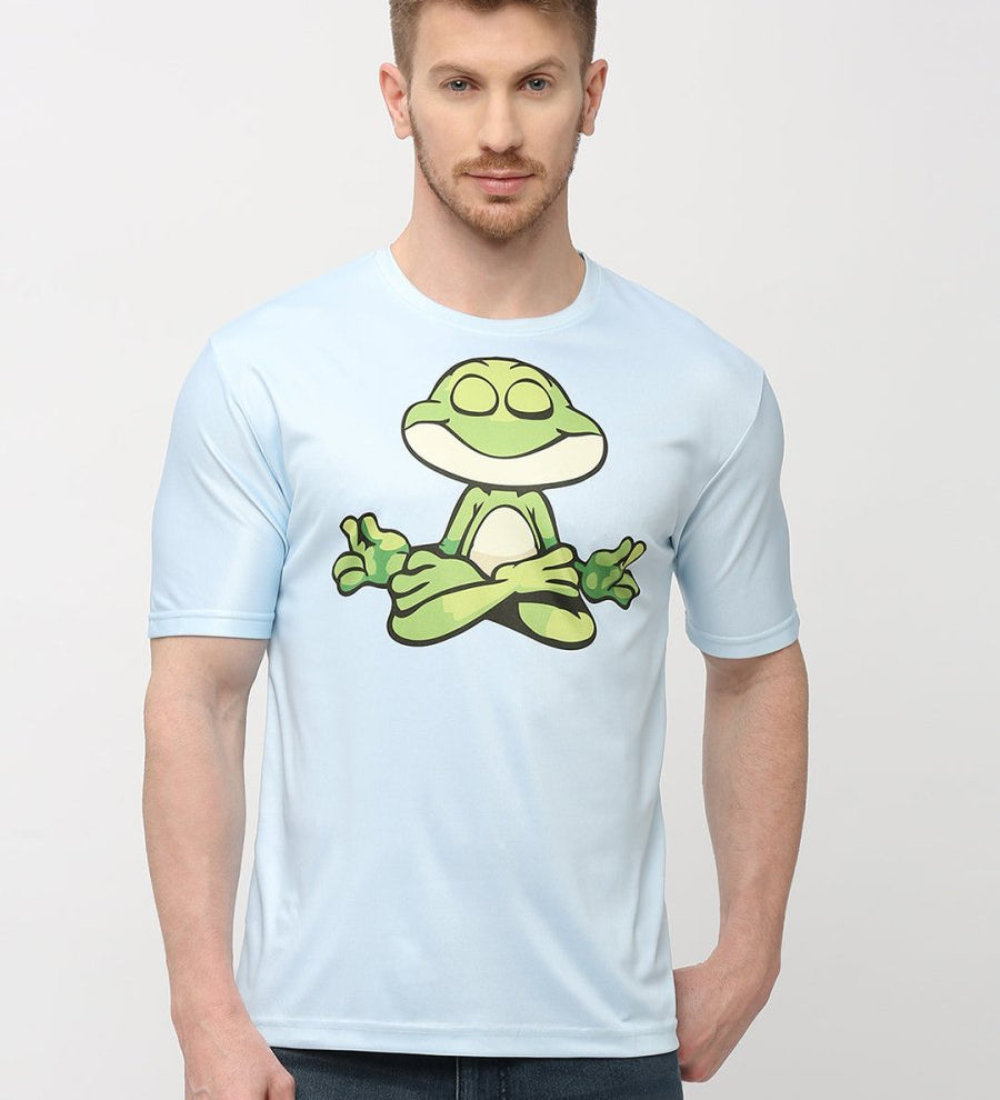 Round Sky Blue T-Shirt