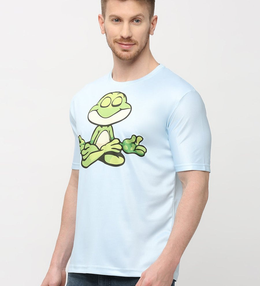 Round Sky Blue T-Shirt