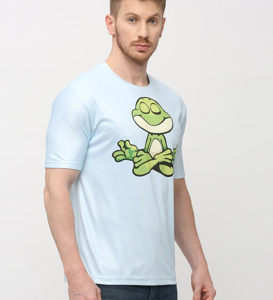 Round Sky Blue T-Shirt