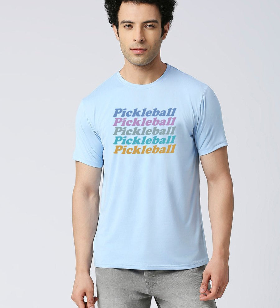 Sky Blue Pickleball Tshirt Quote