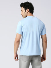 Sky Blue Dry Fit T-Shirt with “Pickleball Pickleball Pickleball” Quote