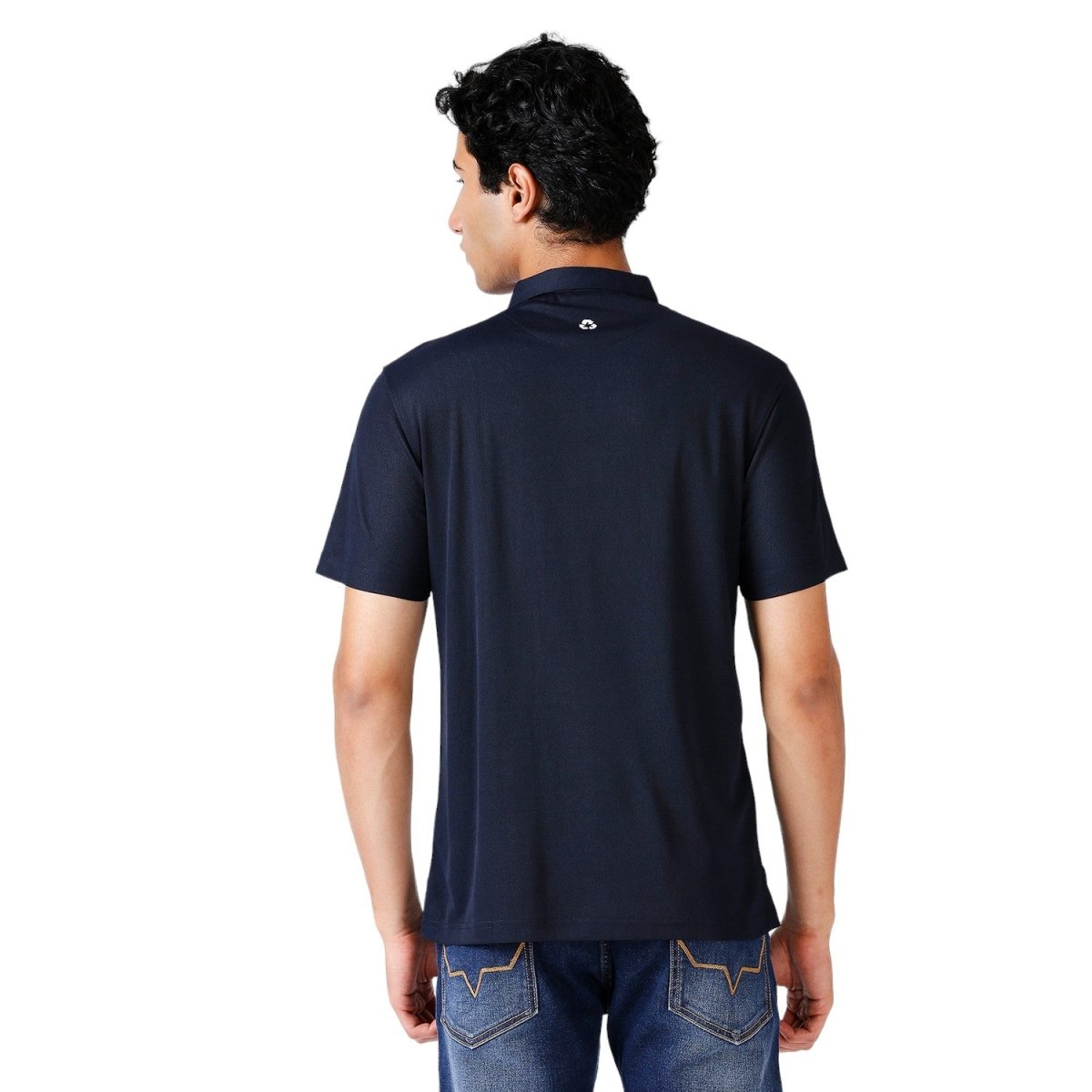 Navy Blue Polo T-shirt for Men