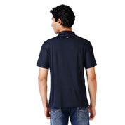 Navy Blue Polo T-shirt for Men