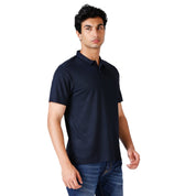 Navy Blue Polo T-shirt for Men