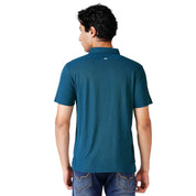 Solid Polo Collar T-shirt for Men's