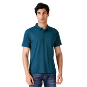 Solid Polo Collar T-shirt for Men's