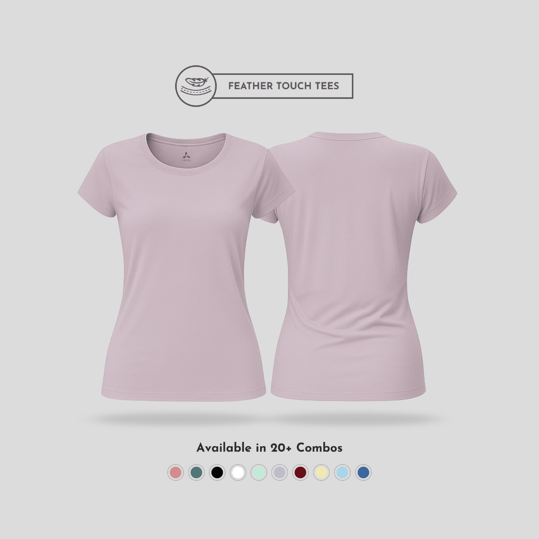 Feather Touch Round Neck T-Shirt