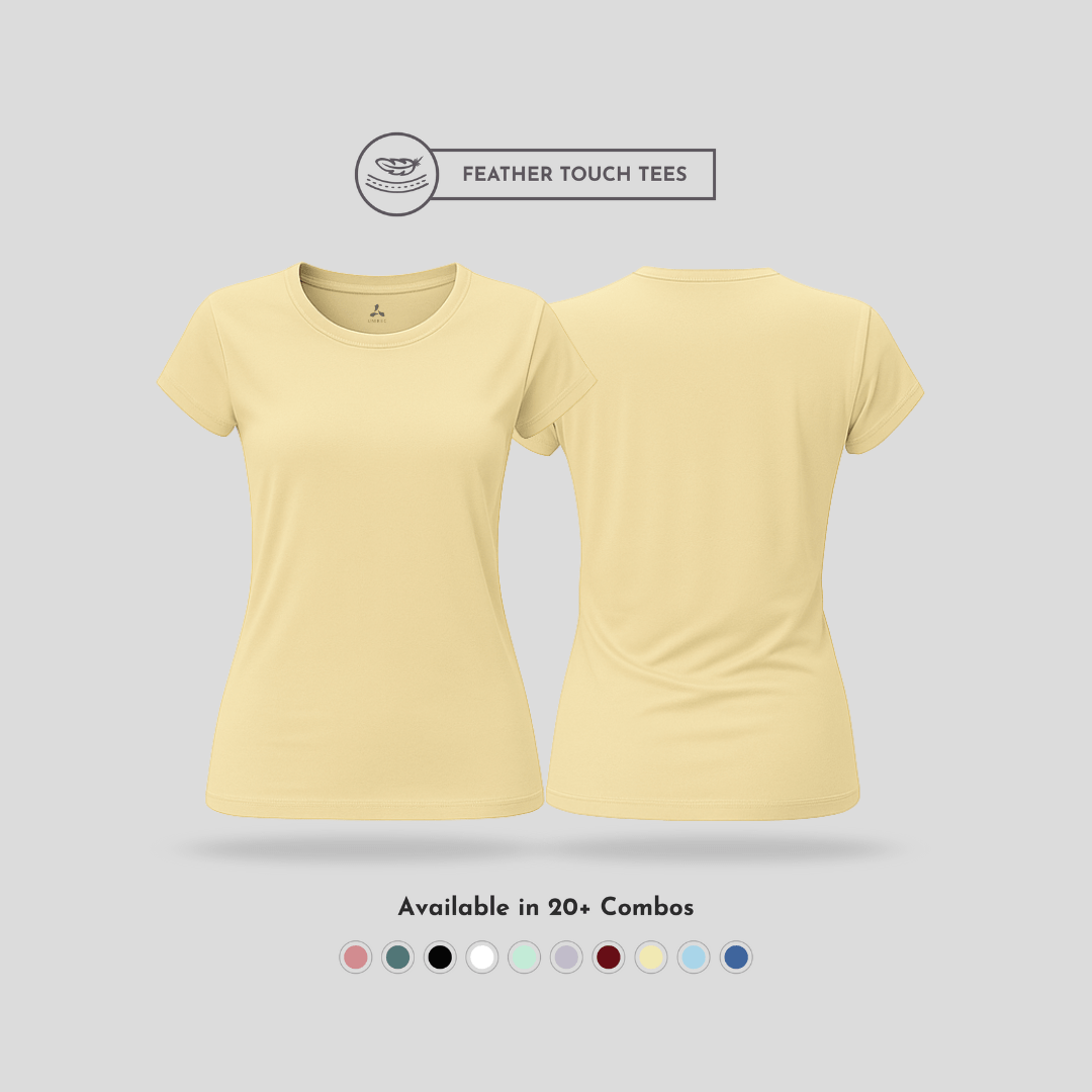 Feather Touch Round Neck T-Shirt
