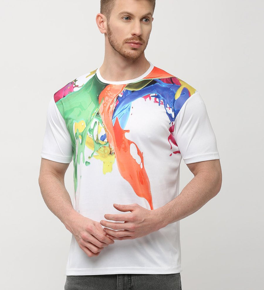Splash Color T-shirt front view