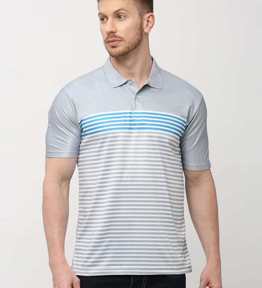 Grey Polo T-shirt