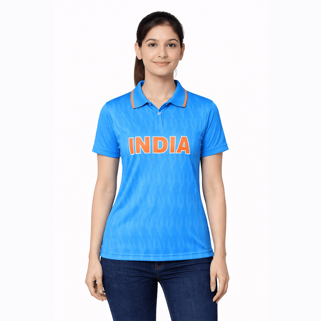 Team India Blue Jersey T-Shirt for Women
