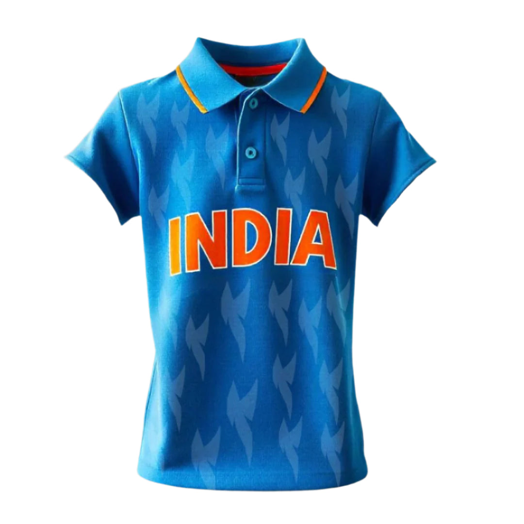 Team India Blue Kids Jersey T-shirt