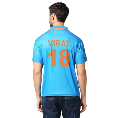 India Cricket Team Viral Kohli 18 Jersey | T20 World Cup 2024 Cricket T-shirt