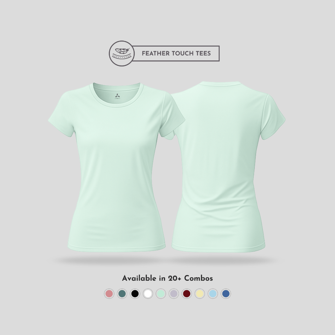 Feather Touch Round Neck T-Shirt
