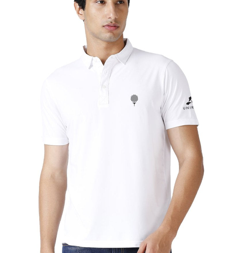 Solid Feather Touch Polo T-shirt