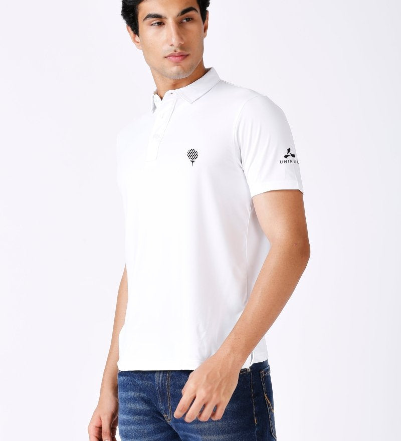 Solid Feather Touch Polo T-shirt