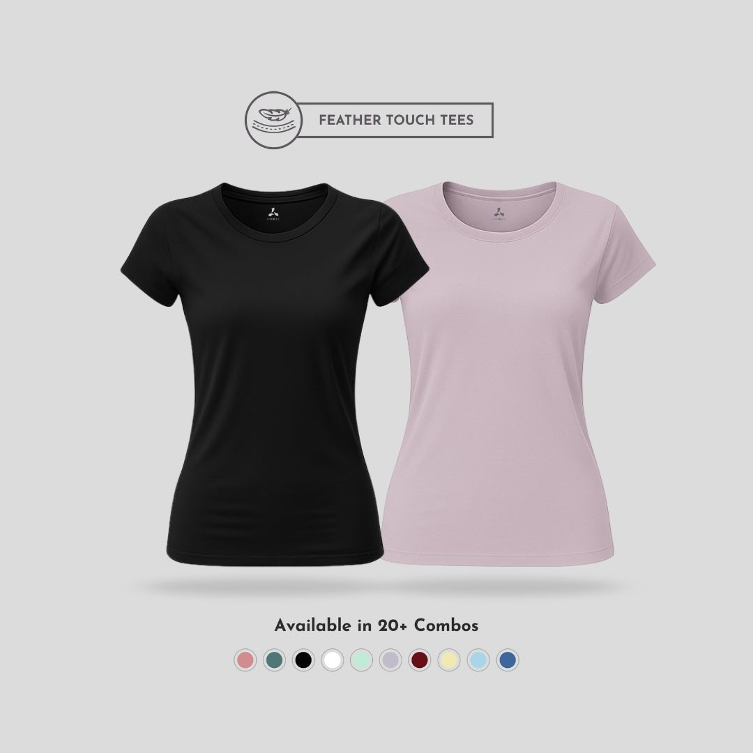 Feather Touch Round Neck T-Shirt