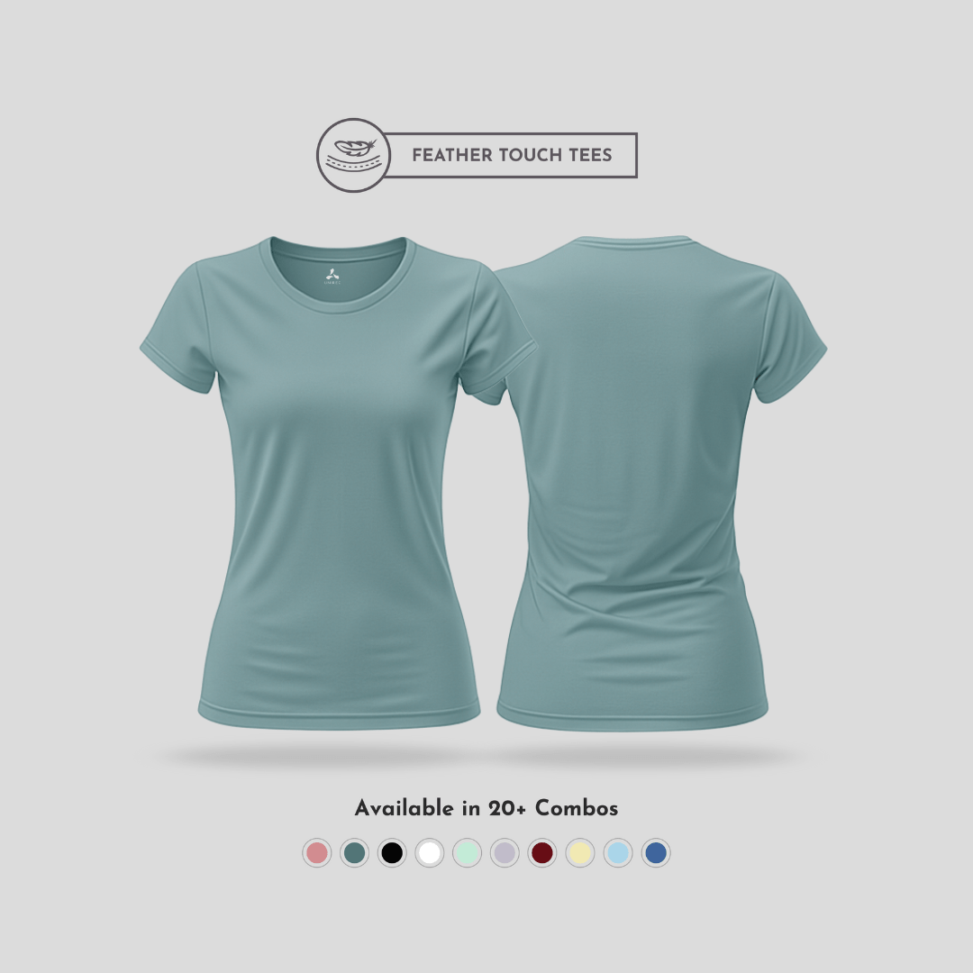 Feather Touch Round Neck T-Shirt